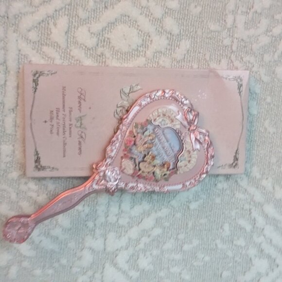 Flower Knows Midsummer Fairytales Hand Mirror (Milky Pink) - Picture 3 of 5